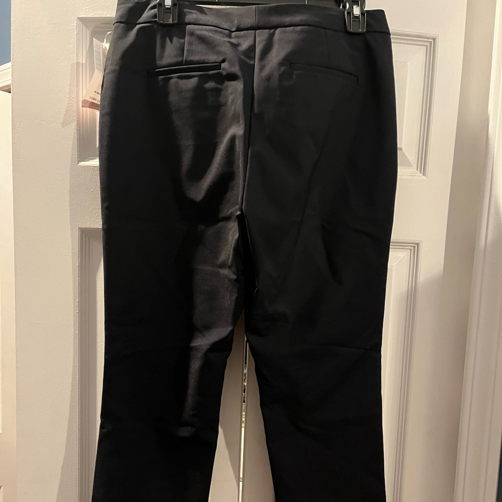 Etcetra Audrey Pants Size 8 Navy Black NWT